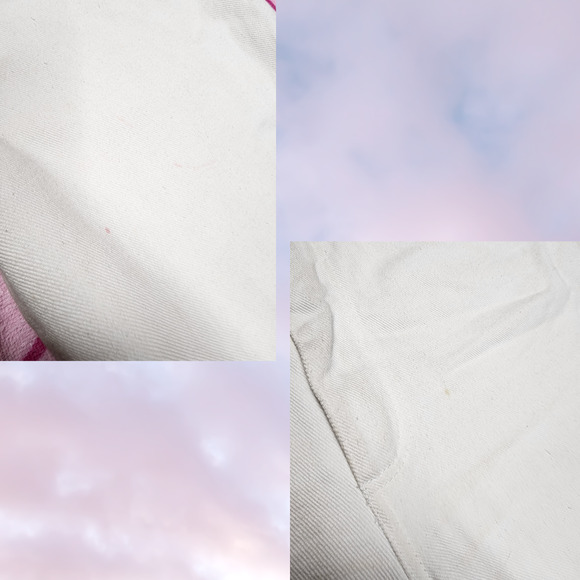 Vtg 80s Bebe Sport Hawaii White Denim Gold Studded Rhinestone High Waist Jeans - Picture 6 of 6